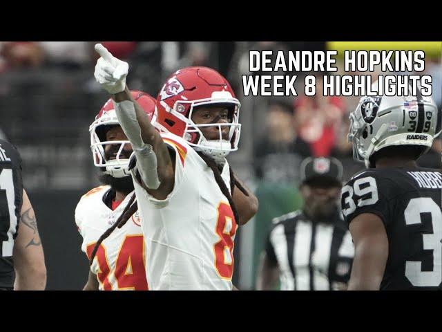 DeAndre Hopkins EVERY TARGET in Chiefs Debut! | Chiefs vs Raiders