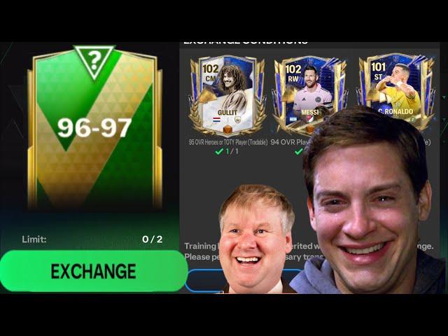 96-97 exchange, my luckiest day in fc mobile  #fcmobile