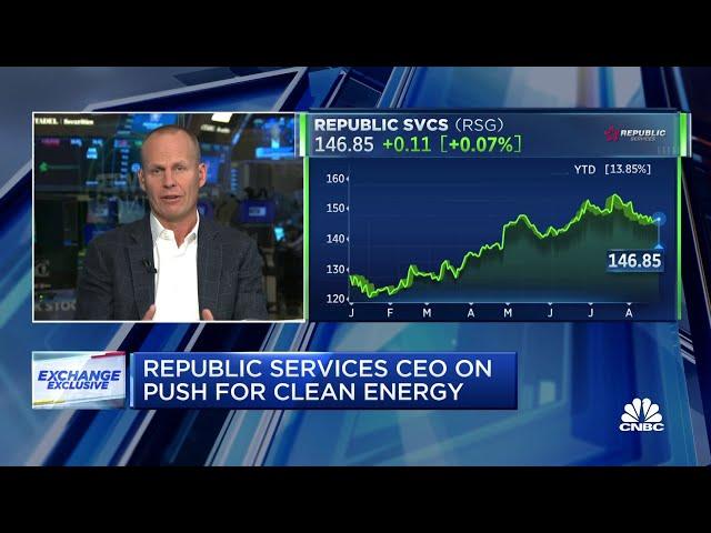 Republic Services' CEO on growing forward integration into renewable energy