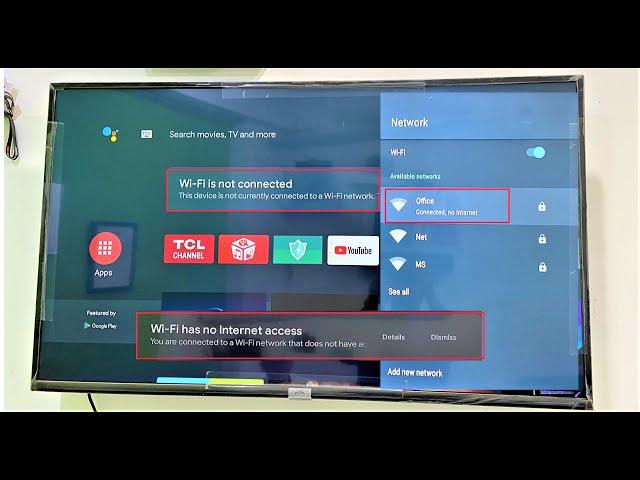 How to Fix All Wi Fi Problem for Android Smart TV (Not Connected, No Internet, Authentication)