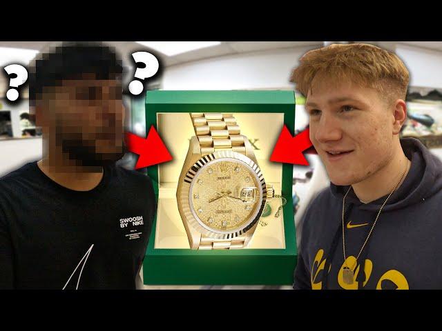 Mystery Customer Sells SOLID GOLD ROLEX!