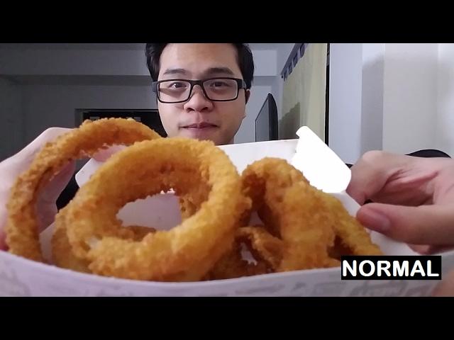 ASMR: SUPER CRUNCHY ONION RINGS (NORMAL VERSION) | No Talking | Eating Show | JaySMR