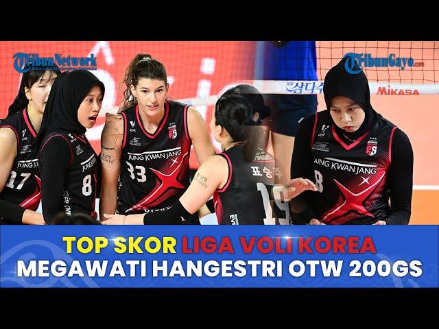 Top Skor Liga Voli Korea 2024 Hari Ini: Megawati Hangestri OTW 200 Melejit di Peringkat ke-3