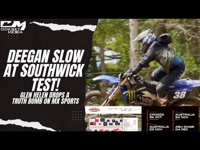 Glen Helen Releases Proof! Deegan Slow At Southwick Test And WSX Schedule Released