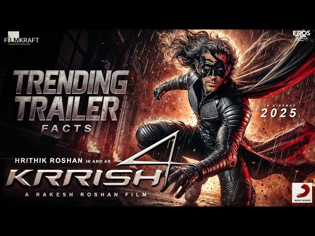 Krrish 4 | TRENDING TRAILER Facts| Hrithik Roshan | Priyanka C| Shraddha Kapoor| Rakesh Roshan