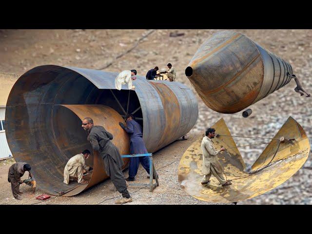 Manufacturing Process Of A Huge Silo Tank With Limited Equipments