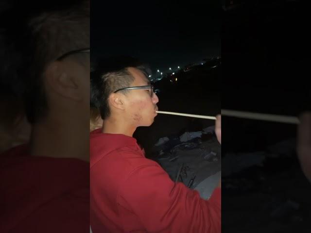 Jason Eats a Flaming Marshmallow