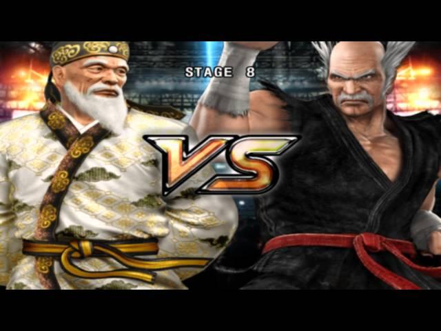 Tekken 5 - Wang Jinrei Story Mode Walkthrough [1080p Full HD]