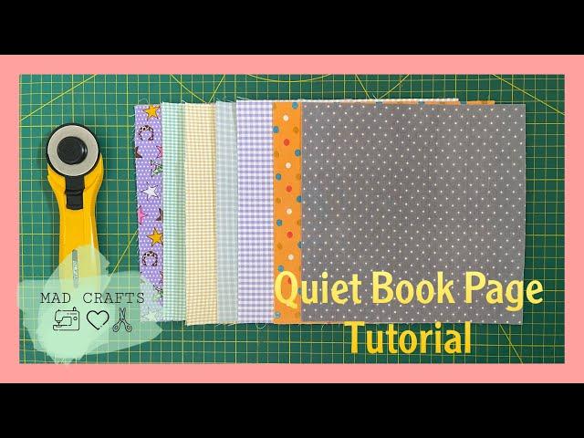 HOW TO PREPARE STIFF QUIET BOOK PAGES | EASY WAY BEGINNER FRIENDLY TUTORIAL