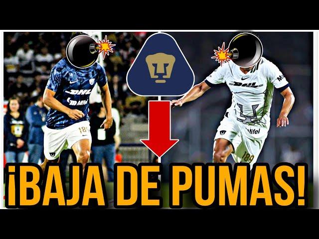 ¡LO CORREN! PRIMERA BAJA DE PUMAS | LLEGARÍA A PUMAS |  REFUERZOS PUMAS 2024