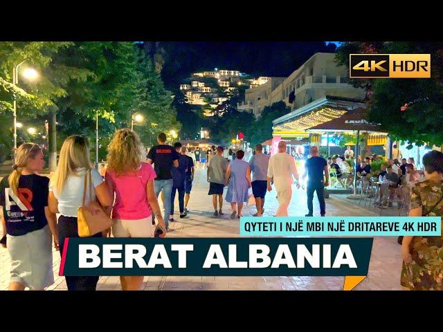 BERAT, ALBANIA - WALKING TOUR, SUMMER SEASON 2023【4K-HDR】