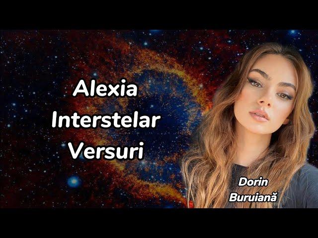 Alexia - Interstelar (Versuri/Lyrics Video)