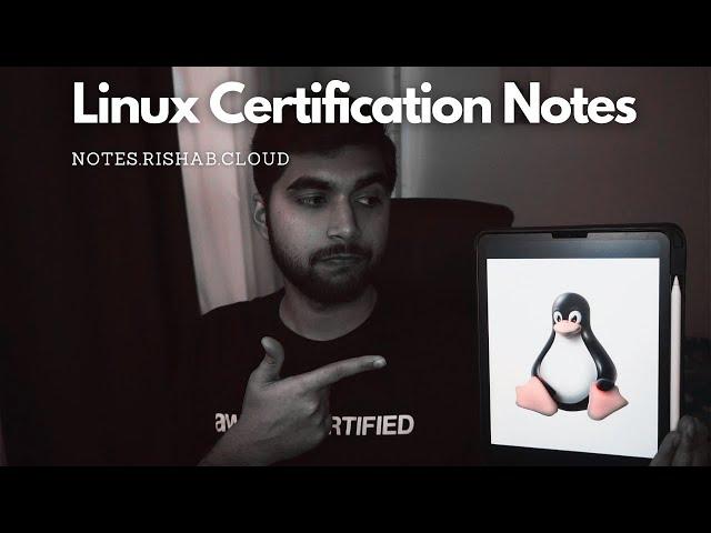 My Linux Certification Notes | Cloud Certifications | notes.rishab.cloud
