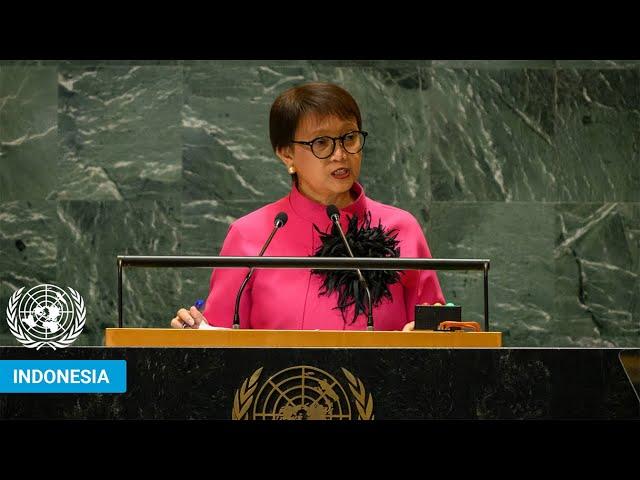  Indonesia - Minister for Foreign Affairs Addresses UN General Debate, 79th Session | #UNGA