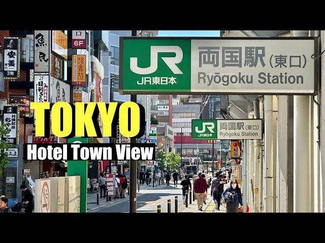 Tokyo’s Hotel “Budget” Town | Ryogoku & Sumo Arena Street View