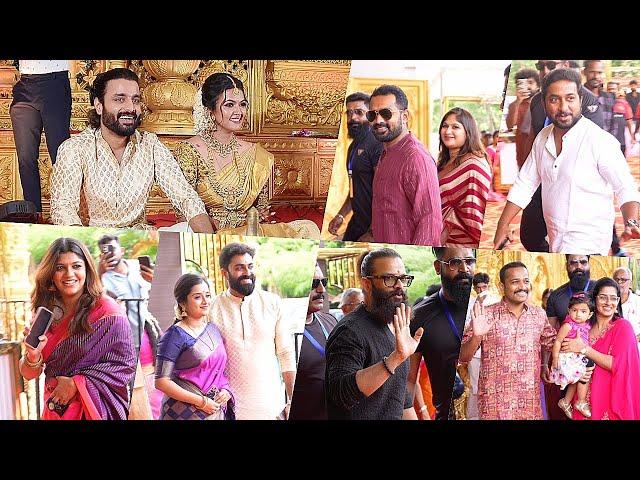 Celebrities Entry At Deepak Parambol and Aparna Das Marriage | Asif Ali | Vineeth | Soubin