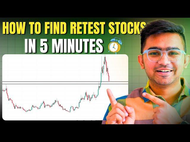 Retest Stocks Kaise Find Kare? | Best Strategy for Swing Trading.