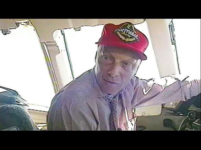 "Mit Niki Lauda im Cockpit einer Boeing 767 von Wien nach Kos" Reportage 1998