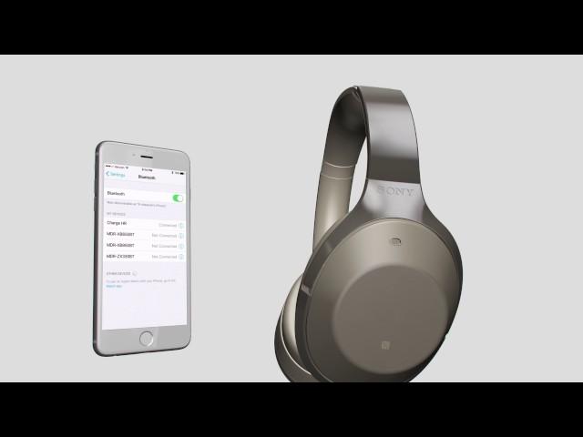 Sony | MDR-1000X - iPhone® Bluetooth® Connectivity