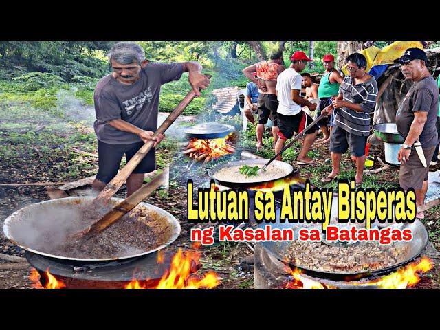 Lutuan sa Probinsya Antay Bisperas ng Kasalan sa Batangas | Isang Baboy, Kalamay, Tamales, Suman