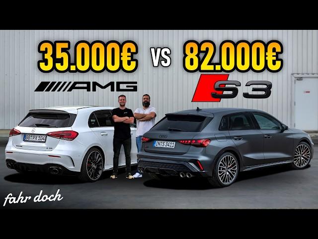 Audi S3 2024 for 82,000€ versus Mercedes A35 AMG 2019 for 35,000€ | OLD vs NEW | Drive it