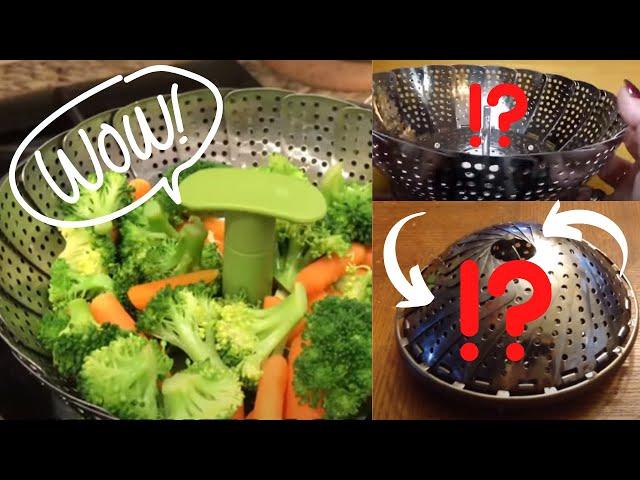 ? How To Use A Stainless Steel folding vegetable steamer basket