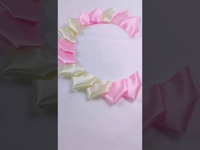 Handmade diy ribbon rose flowers #diy #diyflowers #flower #ribbon #ribbonroses #tutorial #rose