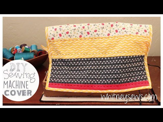 Quilted Sewing Machine Cover How to - Whitney Sews