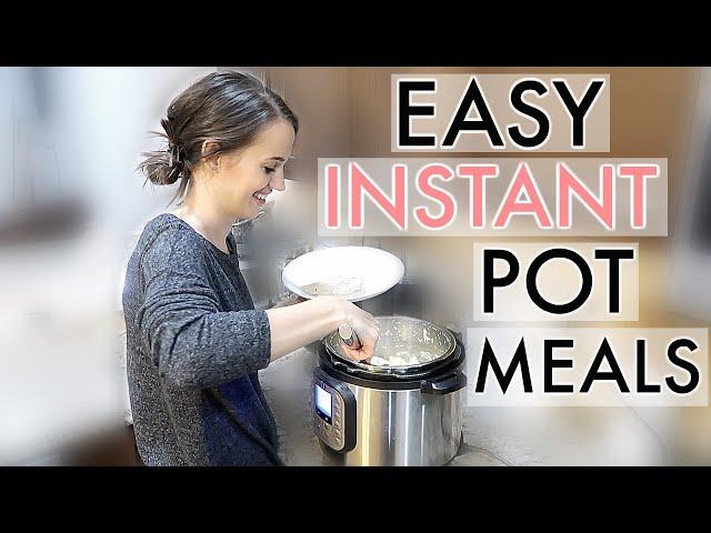 4 EXTREMELY EASY & AFFORDABLE INSTANT POT MEALS // SIMPLY ALLIE