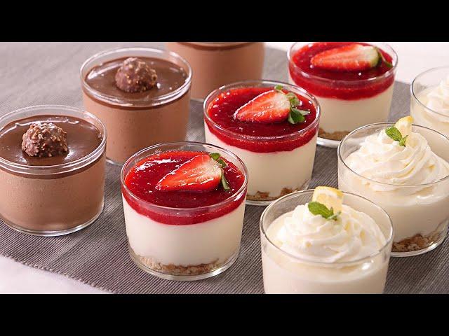 Very Easy, Delicious and No-Bake Desserts in Cups