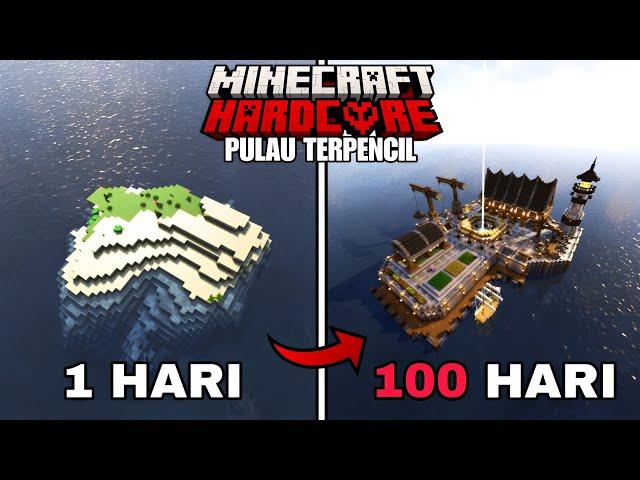 100 Days Minecraft Hardcore in Deserted Island