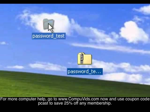 Windows XP - How to Password Protect a Folder