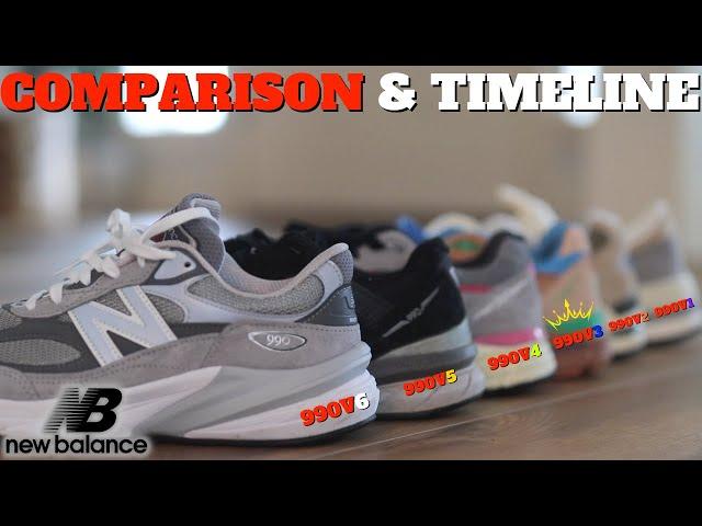 Which Is The BEST New Balance 990 Version? Comparison + Timeline