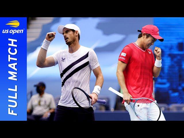 Andy Murray vs Yoshihito Nishioka in a five-set epic! | US Open 2020 Round 1