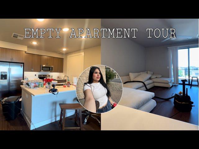 EMPTY APARTMENT TOUR | Getting the keys + first night