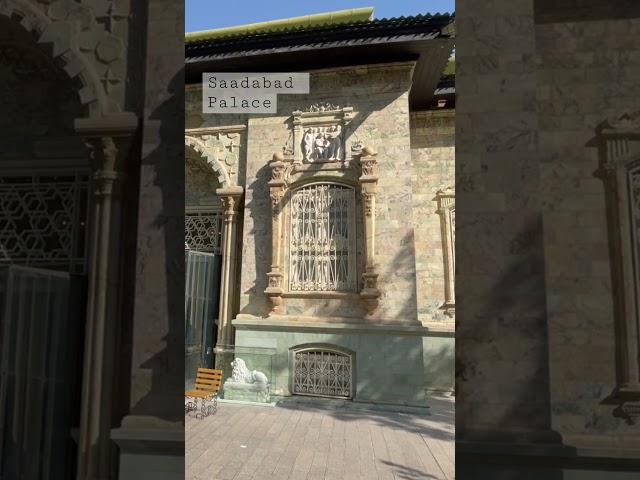 Saadabad palace in Tehran.