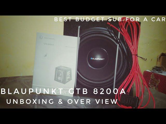 Blaupunkt GTb 8200a 8 inch active subwoofer | unboxing and overview