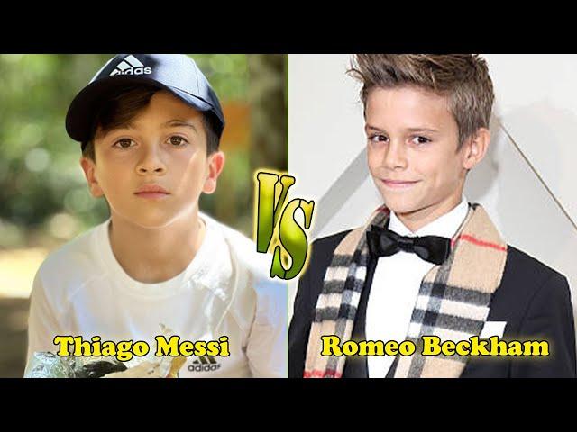 Thiago Messi VS Romeo Beckham Transformation ⭐ From Baby To Now