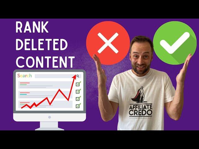 How to Rank/Bank Deleted Parasite Content on Google - the Method