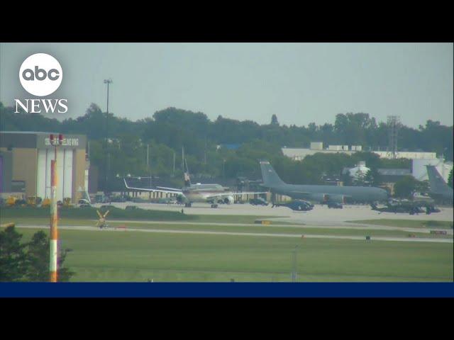 Trump arrives in Milwaukee ahead of RNC