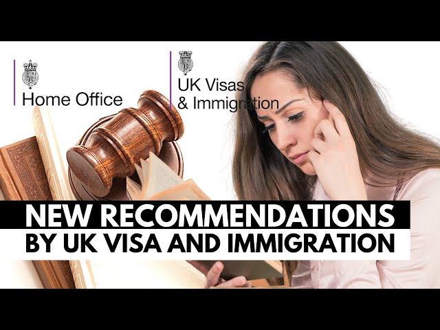 UK VISA & IMMIGRATION RECOMMENDATIONS ACCEPTED BY HOME OFFICE