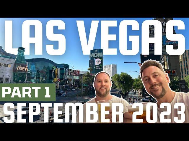 Las Vegas Vlog | Part 1 September 2023 | Tim and Matt Travel