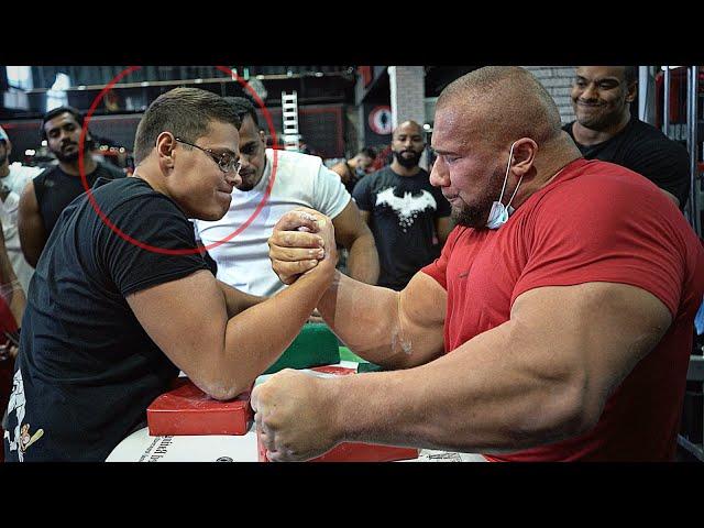 20 YEARS OLD ARM WRESTLING CHAMPION