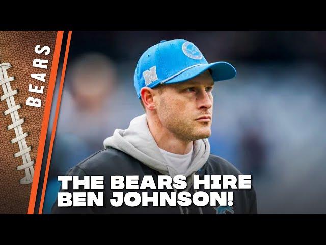 REKAP:  The search is over. The Chicago Bears to hire Ben Johnson as head coach!