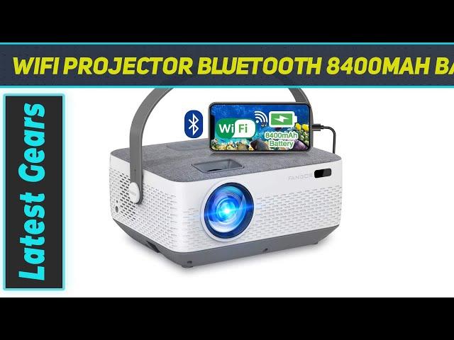 WiFi Projector Bluetooth 8400mAh Battery AZ Review