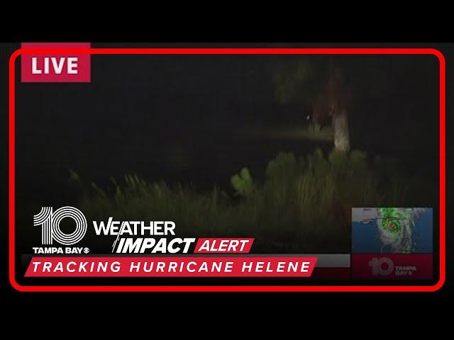 Wind, rain picking up in Hernando County during Hurricane Helene