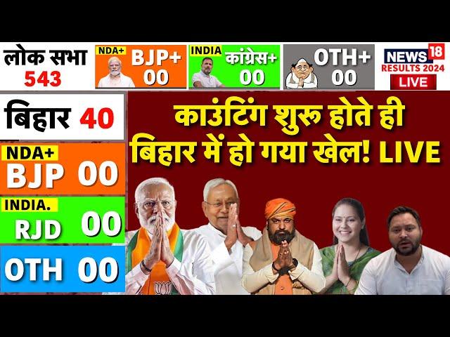 Bihar Counting LIVE : Lok Sabha | NDA | INDIA | BJP | Congress | RJD | JDU | TOP  Breaking News