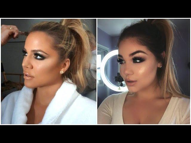 Khloe Kardashian Inspired Makeup Look | Blissfulbrii