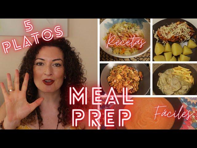 MEAL PREP || 5 PLATOS FÁCILES Y SALUDABLES|| CARUCAMUA