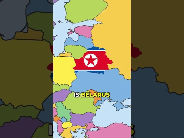 The NORTH KOREA of Every Continent! #geography #maps #northkorea